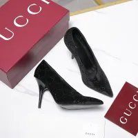 $125.00 USD Gucci High-Heeled Shoes For Women #1442384