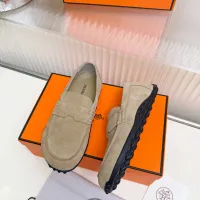 $85.00 USD Hermes Leather Shoes For Women #1442497