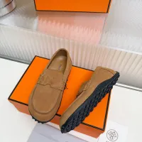 $85.00 USD Hermes Leather Shoes For Women #1442498