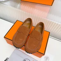 $85.00 USD Hermes Leather Shoes For Women #1442500