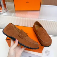 $85.00 USD Hermes Leather Shoes For Women #1442500