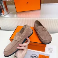 $85.00 USD Hermes Leather Shoes For Women #1442501