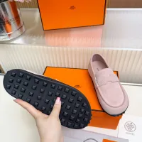 $85.00 USD Hermes Leather Shoes For Women #1442502