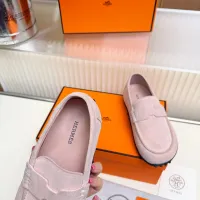 $85.00 USD Hermes Leather Shoes For Women #1442502