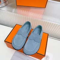 $85.00 USD Hermes Leather Shoes For Women #1442503
