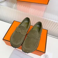 $85.00 USD Hermes Leather Shoes For Women #1442504