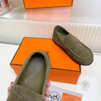 $85.00 USD Hermes Leather Shoes For Women #1442504