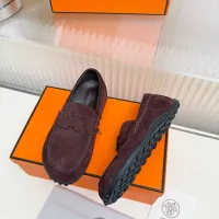 $85.00 USD Hermes Leather Shoes For Women #1442505