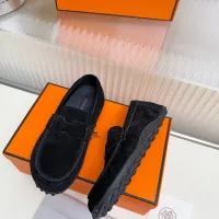 $85.00 USD Hermes Leather Shoes For Women #1442506