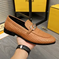$122.00 USD Fendi Leather Shoes For Men #1443029
