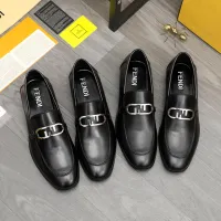 $122.00 USD Fendi Leather Shoes For Men #1443077