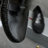 $80.00 USD Prada Leather Shoes For Men #1443291