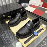 $115.00 USD Prada Leather Shoes For Men #1443339