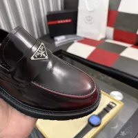 $115.00 USD Prada Leather Shoes For Men #1443341