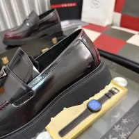 $115.00 USD Prada Leather Shoes For Men #1443341