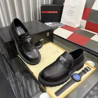 $115.00 USD Prada Leather Shoes For Men #1443342