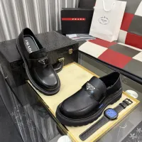$115.00 USD Prada Leather Shoes For Men #1443343