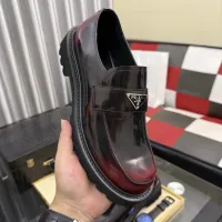 $115.00 USD Prada Leather Shoes For Men #1443344