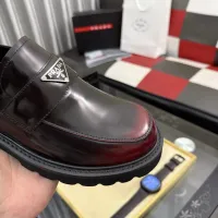 $115.00 USD Prada Leather Shoes For Men #1443344