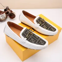 $76.00 USD Fendi Leather Shoes For Men #1443609