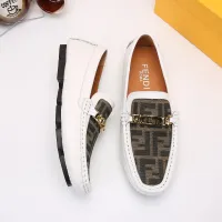 $76.00 USD Fendi Leather Shoes For Men #1443609