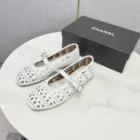 $102.00 USD Chanel Flat Shoes For Women #1443716