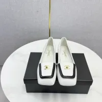 $102.00 USD Chanel Leather Shoes For Women #1443721