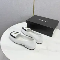 $102.00 USD Chanel Leather Shoes For Women #1443721