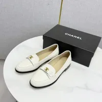 $108.00 USD Chanel Leather Shoes For Women #1443723