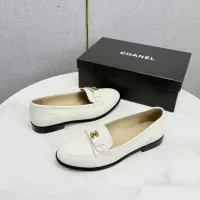 $108.00 USD Chanel Leather Shoes For Women #1443723