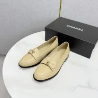 $108.00 USD Chanel Leather Shoes For Women #1443724