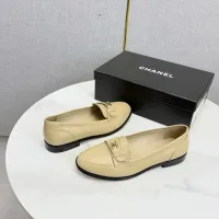 $108.00 USD Chanel Leather Shoes For Women #1443724