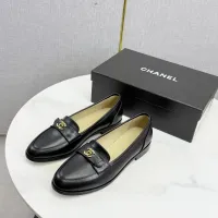 $108.00 USD Chanel Leather Shoes For Women #1443725