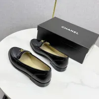 $108.00 USD Chanel Leather Shoes For Women #1443725