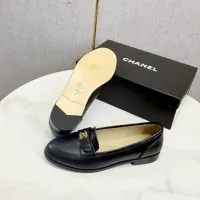 $108.00 USD Chanel Leather Shoes For Women #1443725