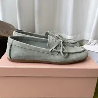 $100.00 USD MIU MIU Flat Shoes For Women #1443728