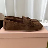 $100.00 USD MIU MIU Flat Shoes For Women #1443729