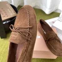 $100.00 USD MIU MIU Flat Shoes For Women #1443729