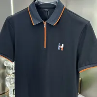 $68.00 USD Hermes T-Shirts Short Sleeved For Men #1443944