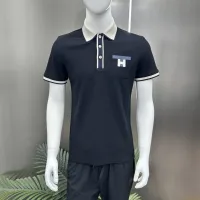$68.00 USD Hermes T-Shirts Short Sleeved For Men #1443947