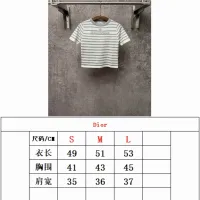 $56.00 USD Christian Dior T-Shirts Short Sleeved For Women #1444584