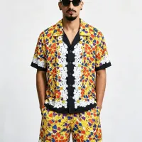 $76.00 USD Chanel Tracksuits Short Sleeved For Men #1444873