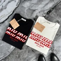 $40.00 USD MIU MIU T-Shirts Short Sleeved For Men #1445578