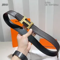 $56.00 USD Hermes AAA Quality Belts For Men #1447109