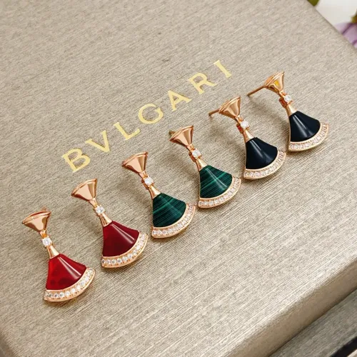 Replica Bvlgari Earrings For Women #1448011 $32.00 USD for Wholesale
