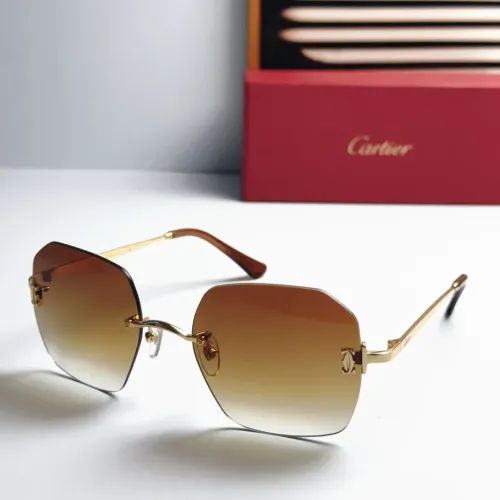 Cartier AAA Quality Sunglassess #1448292 $48.00 USD, Wholesale Replica Cartier AAA Quality Sunglassess