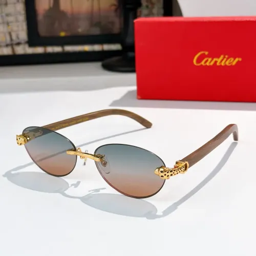 Cartier AAA Quality Sunglassess #1448298 $60.00 USD, Wholesale Replica Cartier AAA Quality Sunglassess