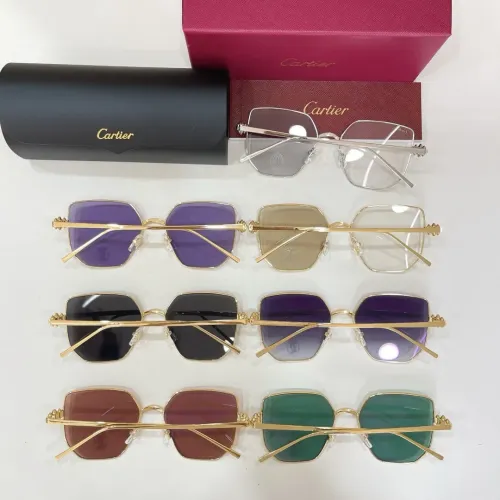 Replica Cartier AAA Quality Sunglassess #1448316 $60.00 USD for Wholesale