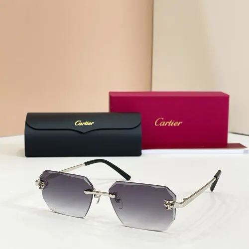 Cartier AAA Quality Sunglassess #1448336 $60.00 USD, Wholesale Replica Cartier AAA Quality Sunglassess
