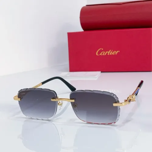 Cartier AAA Quality Sunglassess #1448342 $60.00 USD, Wholesale Replica Cartier AAA Quality Sunglassess